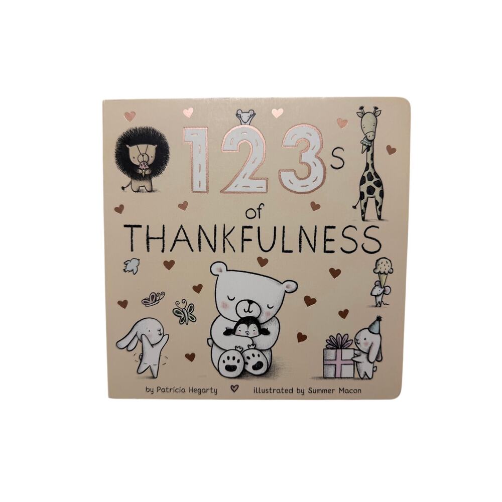 123s of Thankfulness Board Book by Patricia Hegarty Kids Counting